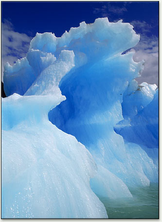 blue glacier
